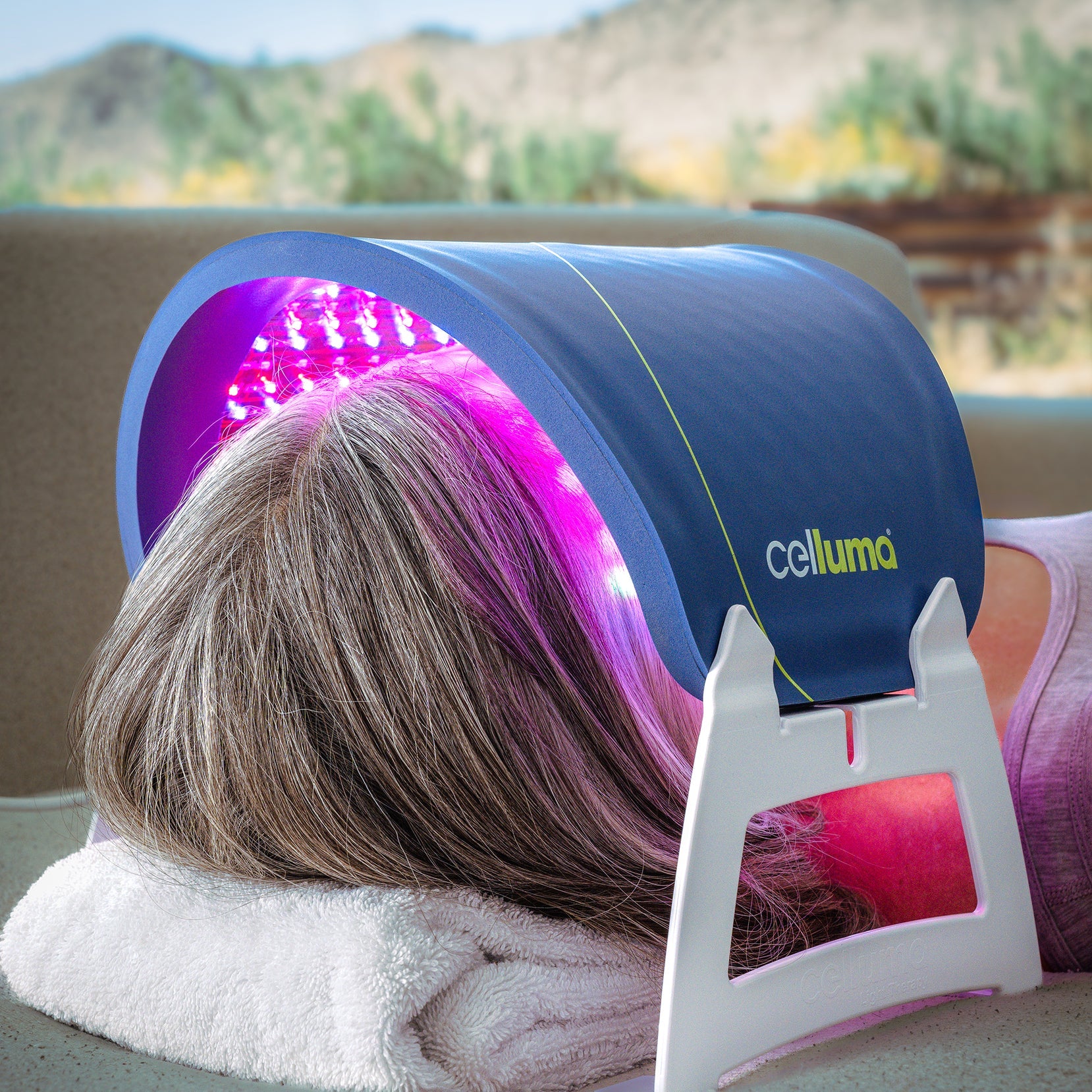 Blue LED light therapy option for acne-prone skin at Jazzy Day Spa